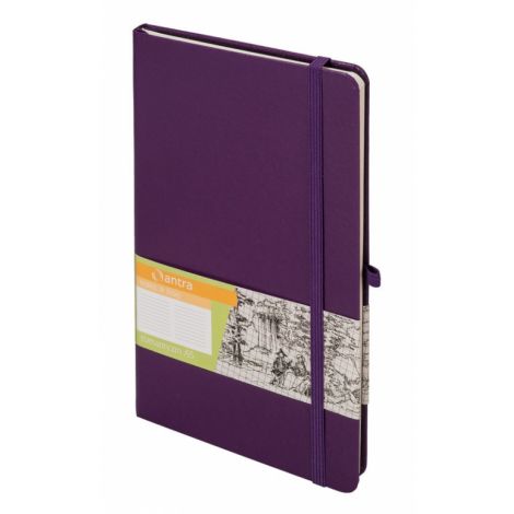 Notes Antra Romantyzm A6/80/80g kratka, Fioletowy